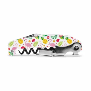 Korkociąg Koala Bodega Pink Flamingo Metal 10,7 x 1,4 x 3,3 cm (18 sztuk) (opakowanie 18x) - Korkociągi i otwieracze - miniaturka - grafika 1
