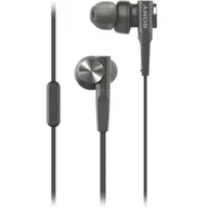 Słuchawki - Sony MDR-XB55APB czarne - miniaturka - grafika 1