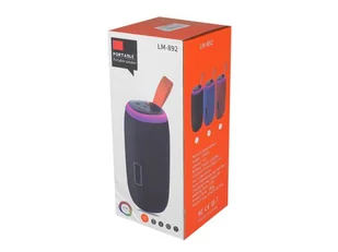 Głośnik Bluetooth LM-892 2x5W z podświetleNiem RGB, akumulator 1200 mAh, czarny. - Głośniki przenośne - miniaturka - grafika 3