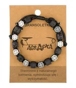 Bransolety męskie - Bransoletka męska z naturalnych kamieni - miniaturka - grafika 1