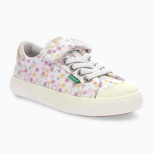 Trampki dziecięce Kickers Kickgoldi white/print festi summer - Trampki damskie - miniaturka - grafika 1