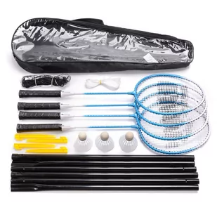 Zestaw 2 X Rakietki + 2X Lotka + Etui Badminton - Zabawki i gry sportowe - miniaturka - grafika 1