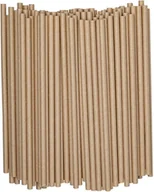 Naczynia i sztućce jednorazowe - Rurki Słomki Do Picia Papierowe Jednorazowe Kraft 8Mm Shake 100Szt - miniaturka - grafika 1