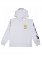 Bluzy dla dziewczynek - Liu Jo Biała Bluza Dziecięca z Kapturem i Napisami 152 K_a - miniaturka - grafika 1