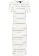 Sukienki - DreiMaster Maritim Damska sukienka z dzianiny 39526286, wełniana biel szary melanż, XL/XXL, Wełna biała, szary melanż, XL-XXL - miniaturka - grafika 1