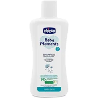 Kosmetyki kąpielowe dla dzieci - Chicco Baby Moments szampon dla dzieci do włosów 200 ml - miniaturka - grafika 1