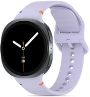 Akcesoria do smartwatchy - TECH-PROTECT SILICONE SAMSUNG GALAXY WATCH 8 / CLASSIC 40 / 44 / 46 MM ELEGANT PURPLE - miniaturka - grafika 1