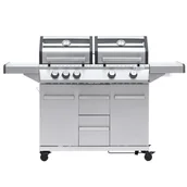 Grille gazowe - Grill gazowy Hudson II 4+1 palniki 17 KW srebrny Naterial - miniaturka - grafika 1