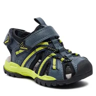 Buty dla chłopców - Sandały Geox J Borealis Boy J450RB 014ME C4B2K M Avio/Lime - miniaturka - grafika 1