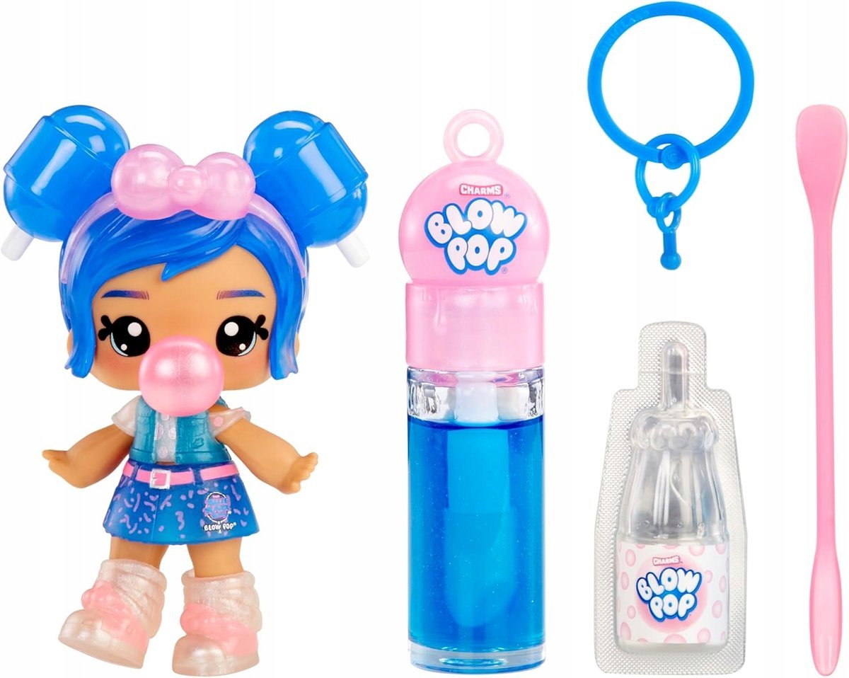LALKA YUMMILAND X BLOW POPS ZESTAW BŁYSZCZYK LALECZKA PREZENT DLA DZIECI