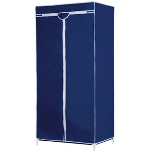 Szafa tekstylna garderoba granatowy 75x50x160cm ALPINA - Szafy Szafa tekstylna garderoba granatowy 75x50x160cm ALPINA - Szafy - miniaturka - grafika 1