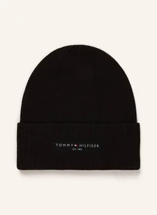 Tommy Hilfiger Czapka schwarz - Czapki damskie - miniaturka - grafika 1