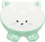 Miski dla kotów - TRIXIE Miska ceramiczna w kształcie kota 150ml / 14 cm - miniaturka - grafika 1