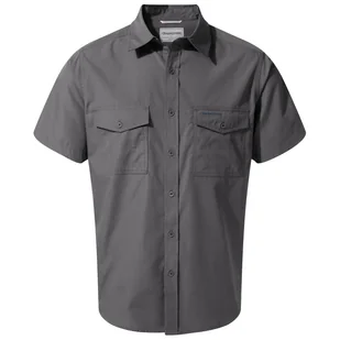 Koszula męska Craghoppers Kiwi Short Sleeved Shirt Rozmiar: L / Kolor: szary - Koszulki sportowe męskie - miniaturka - grafika 1