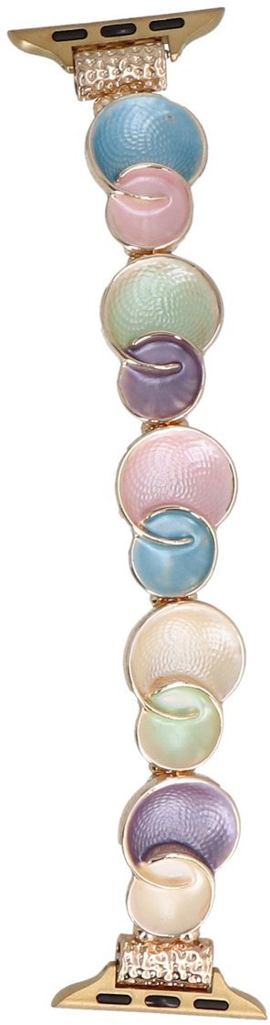 GlacierX bransoleta do smartwatcha Gleam Bubbles Stretch Bracelet Cotton Candy do AW 38/40/41mm Wielokolorowa