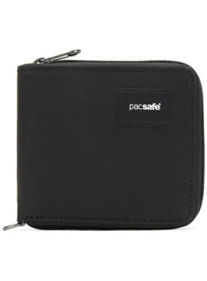 Portfel antykradzieżowy Pacsafe RFIDsafe Zip Around Wallet - jet black - Portfele - miniaturka - grafika 1