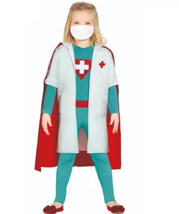 Kostium Dla Dziewczynki Super Lekarz, Pani Doktor - 7-9 Lat (115-132 Cm) - Stroje karnawałowe - miniaturka - grafika 1