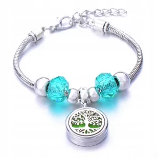 Bransoletka Do Aromaterapii Stal Drzewo Życia B15 - Bransoletki - miniaturka - grafika 1