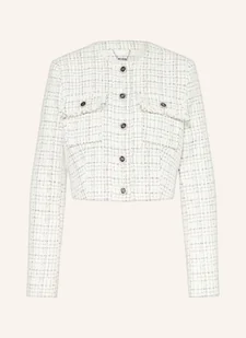 Guess Blezer Z Tweedu Annamaria Z Błyszczącą Przędzą I Ozdobnymi Kamykami schwarz - GUESS - Marynarki i żakiety damskie - miniaturka - grafika 1