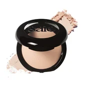 Pudry do twarzy - Saie Slip Tint Undetectable Baked Setting Powder in Light to Medium 7 g Ultralekki, wypiekany puder prasowany utrwalający makijaż - miniaturka - grafika 1