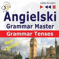 Audiobooki do nauki języków - Angielski – Grammar Master: Grammar Tenses – poziom średnio zaawansowany / zaawansowany: B1-C1 - miniaturka - grafika 1
