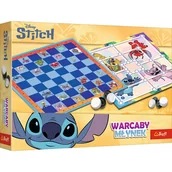 Gry planszowe - Gra Warcaby i Młynek Lilo and Stitch Trefl 02799 - miniaturka - grafika 1