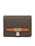 Portfele - MICHAEL Michael Kors Mały Portfel Damski 32F5GNXD1B Brązowy - miniaturka - grafika 1