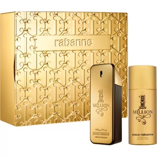 Zestaw Christmas 2023 Paco Rabanne 1 Million Woda Toaletowa 100 ml + Deodorant 150 ml (3349668623785) - Zestawy kosmetyków męskich - miniaturka - grafika 1