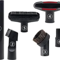 Akcesoria do odkurzaczy - Zestaw akcesoriów do odkurzacza pasujący do dysz o średnicy 32 mm i 35 mm, kompatybilny z dyszami takich marek jak Karcher. - miniaturka - grafika 1