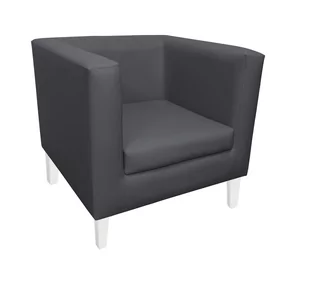 Fotel Monaco nogi 20 białe D23 - Fotele - miniaturka - grafika 1