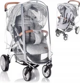 Akcesoria do wózków - Przecideszczowa Folia Etui Na Wózek Ochrona Przed Deszczem Otwór Z Przodu - miniaturka - grafika 1