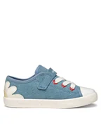 Buty dla dziewczynek - Geox Trampki J Gisli J554NC 13 C4348 M Niebieski - miniaturka - grafika 1