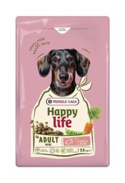 Versele-Laga VERSELE-LAGA Happy Life Adult Mini Lamb 2,5kg - karma dla dorosłych, małych psów z jagnięciną