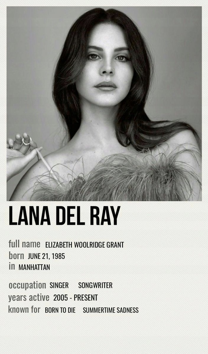 PODKŁADKA POD MYSZ Z Nadrukiem 22x18 cm Lana Del Rey ART Tekst Prezent