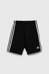 Spodnie i spodenki dla chłopców - adidas szorty dziecięce U 3S WN kolor czarny regulowana talia - grafika 1