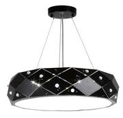 Lampy sufitowe - Candellux Lighting czarna lampa wisząca GLANCE 31-59192 nowoczesny żyrandol do pokoju G9 regulowana wysokość - miniaturka - grafika 1