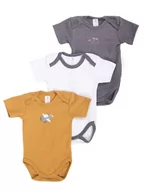 Body dla niemowląt - Body chłopięce z krótkim rękawem samoloty 3PAK 86 - miniaturka - grafika 1
