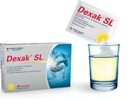 Przeziębienie i grypa - Berlin Chemie AG Niemcy DEXAK SL Granulat do sporządzenia roztworu doustnego 20 sasz 6990752 - miniaturka - grafika 1