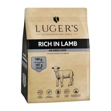 Lugers karma suszona dla psa bogata w jagnięcinę 1 kg