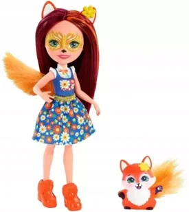 Enchantimals. Lalka i zwierzątko 1 FXM71 - Mattel - Lalki dla dziewczynek - miniaturka - grafika 1
