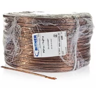 Przewody elektryczne - PRZEWÓD GŁOŚNIKOWY BITNER BiTsound PGY-p (TLgY) 2x1mm2 ROLKA 100m. - miniaturka - grafika 1