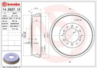 Bębny hamulcowe - BĘBEN HAMULC. TOYOTA HILUX  05- - miniaturka - grafika 1