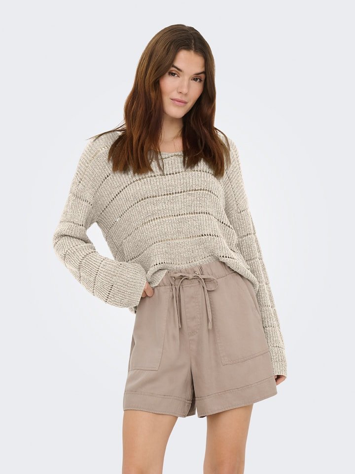 ONLY Sweter w kolorze beżowym