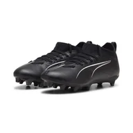 Piłka nożna - Młodzieżowe buty piłkarskie ULTRA 5 MATCH FG/AG PUMA Black White - miniaturka - grafika 1