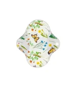 Podpaski - Pupus, Wielorazowa podpaska - wkładka higieniczna, MAŁA - rozmiar S, W TRAWIE, bambus - miniaturka - grafika 1