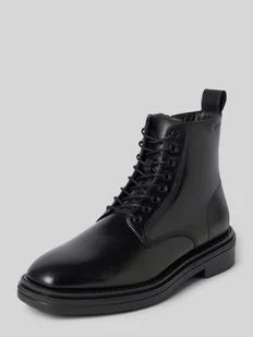 Buty ze skóry z zamkiem błyskawicznym model ‘Boggar’ - Botki męskie - miniaturka - grafika 1