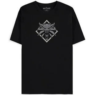 Koszulka DIFUZED The Witcher Wolf ( XL) Czarny - Gadżety dla graczy - miniaturka - grafika 1