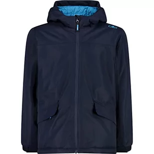 CMP - Kid Jacket Fix Hood, Boy, Black Blue, 152 - Kurtki i płaszcze dla chłopców - miniaturka - grafika 1