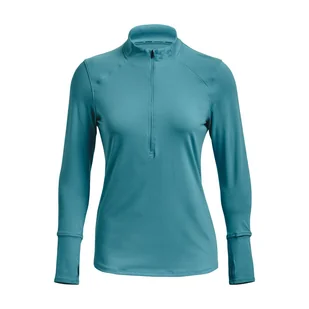 Damska Bluza UNDER ARMOUR UA QUALIFIER RUN 2.0 1/2 ZIP 1365632-433 – Turkusowy - Bluzy damskie - miniaturka - grafika 1