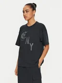 Koszulki i topy damskie - Champion T-Shirt 117473 Szary Loose Fit - miniaturka - grafika 1